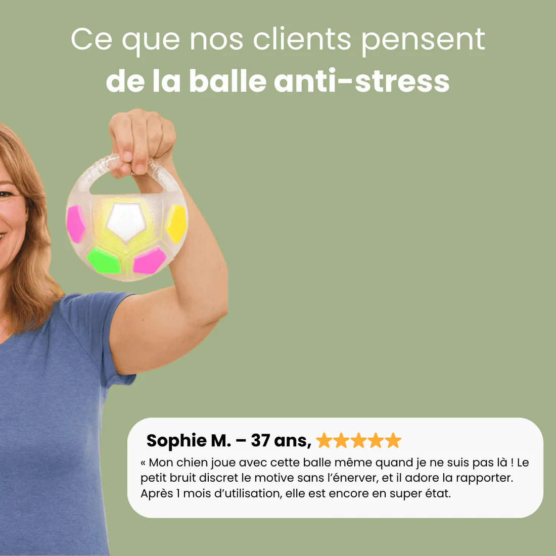 PlayDog - Balle anti-stress